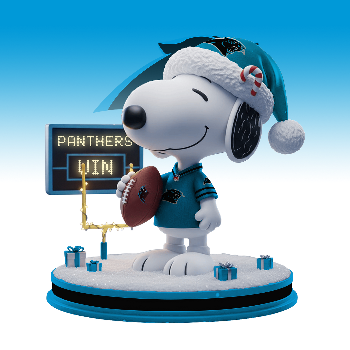 SNP x CAR NFL Christmas Acrylic Model