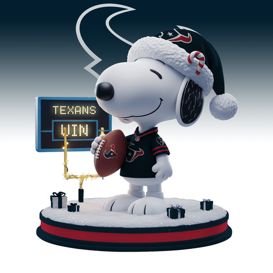 SNP x HOU NFL Christmas Acrylic Model