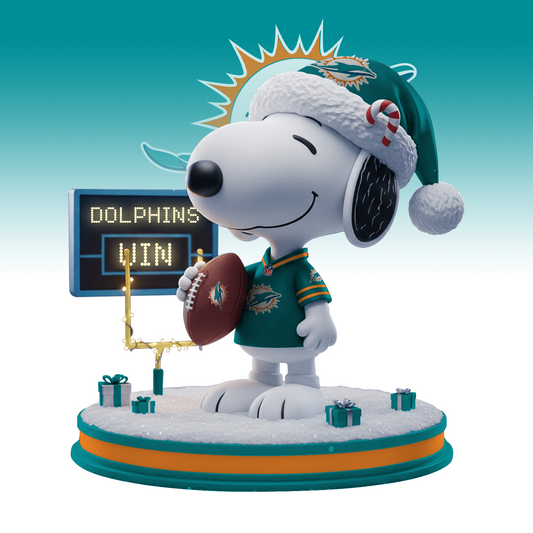 SNP x MIA NFL Christmas Acrylic Model