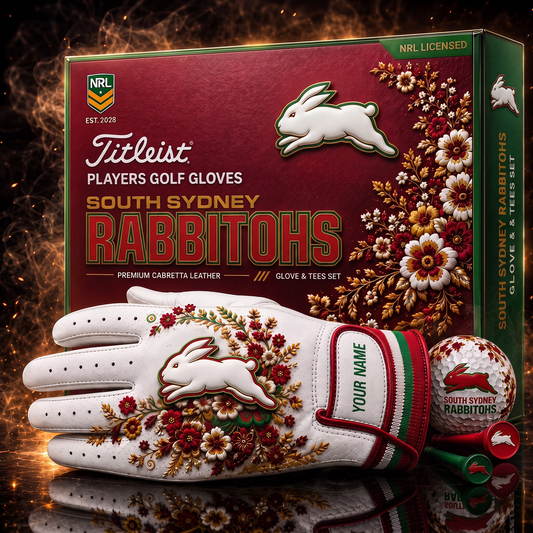 SOU X NRL LUXURY PLAYERS GOLF GLOVE GIFT SET  V2