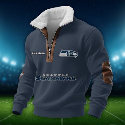 SS NFL Men Fur Collar Sweatshirt DDT CTND