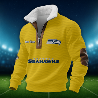 SS NFL Men Fur Collar Sweatshirt DDT CTND
