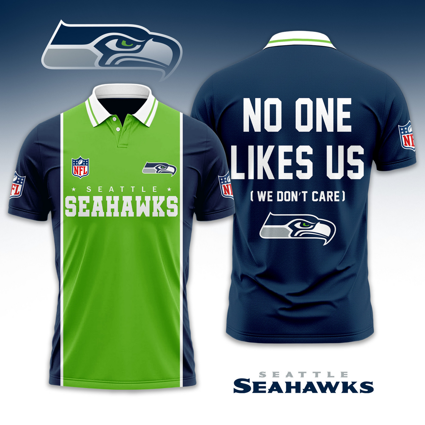 SS NFL No One Like Us Polo Shirt DDT HLPHUONG