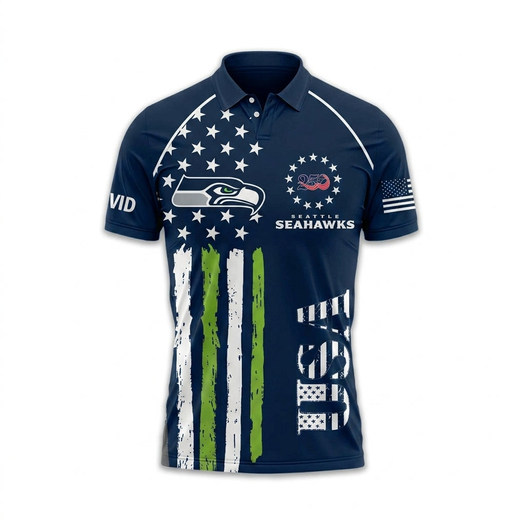 SS Premium NFL American Semiquincentennial Polo Shirt 010726