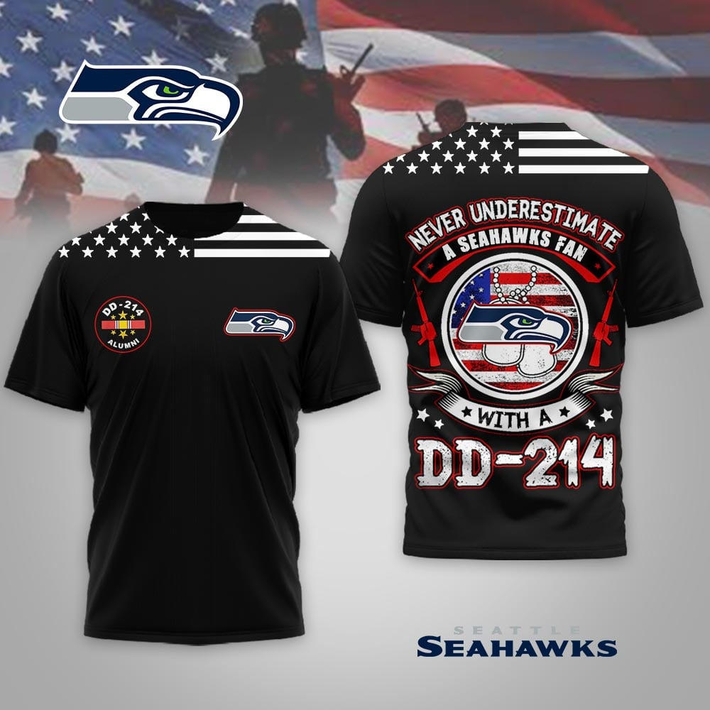 SS Premium NFL DD-214 Alumni 3D Shirt DDT NTL