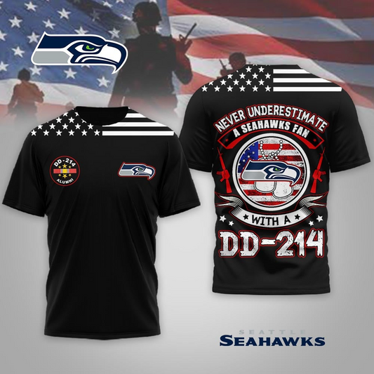 SS Premium NFL DD-214 Alumni 3D Shirt DDT NTL