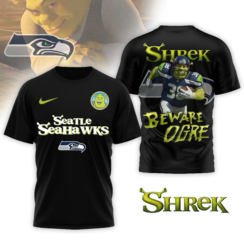 SS Premium NFL Shrek 3D Shirt DDT CTND