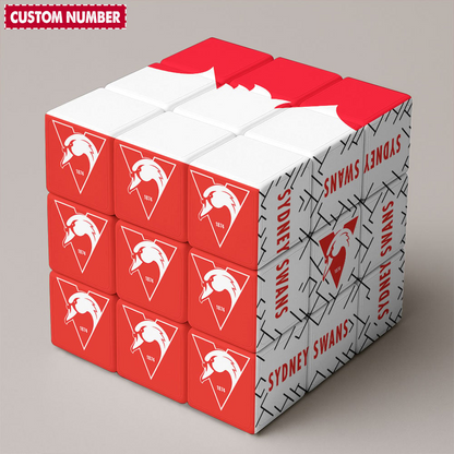 SS x AFL Personalized Rubik Cube Gifts For Fan DDT CTND