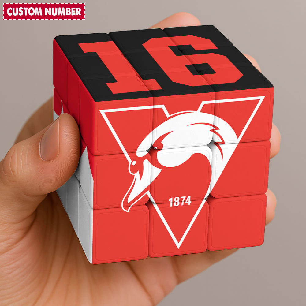 SS x AFL Personalized Rubik Cube Gifts For Fan DDT CTND