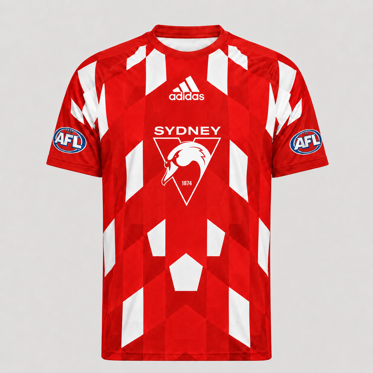 SS x AFL Premium Geometric Fan Performance T-Shirt