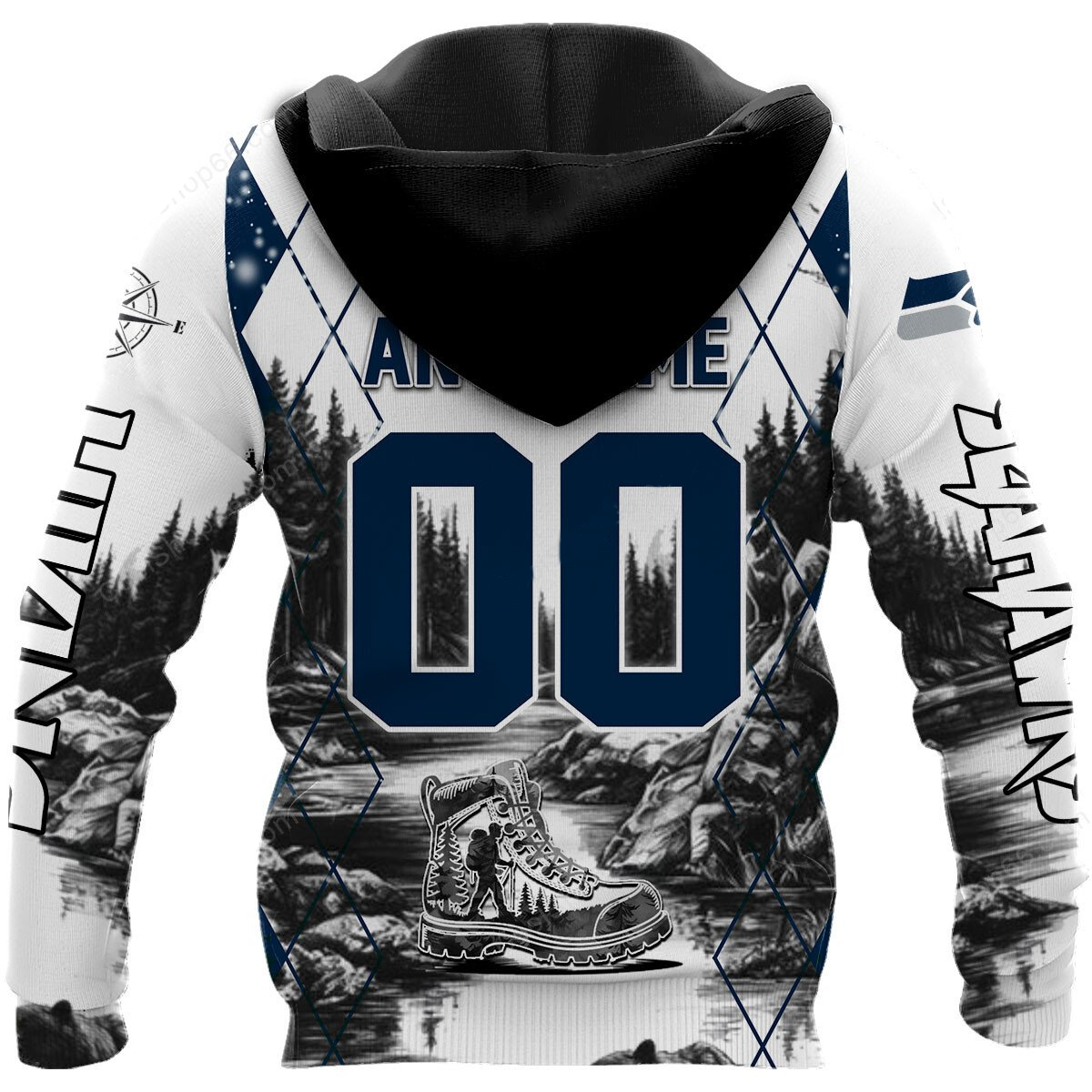 SS x NFL Hiking 3D Hoodie DDT CTND