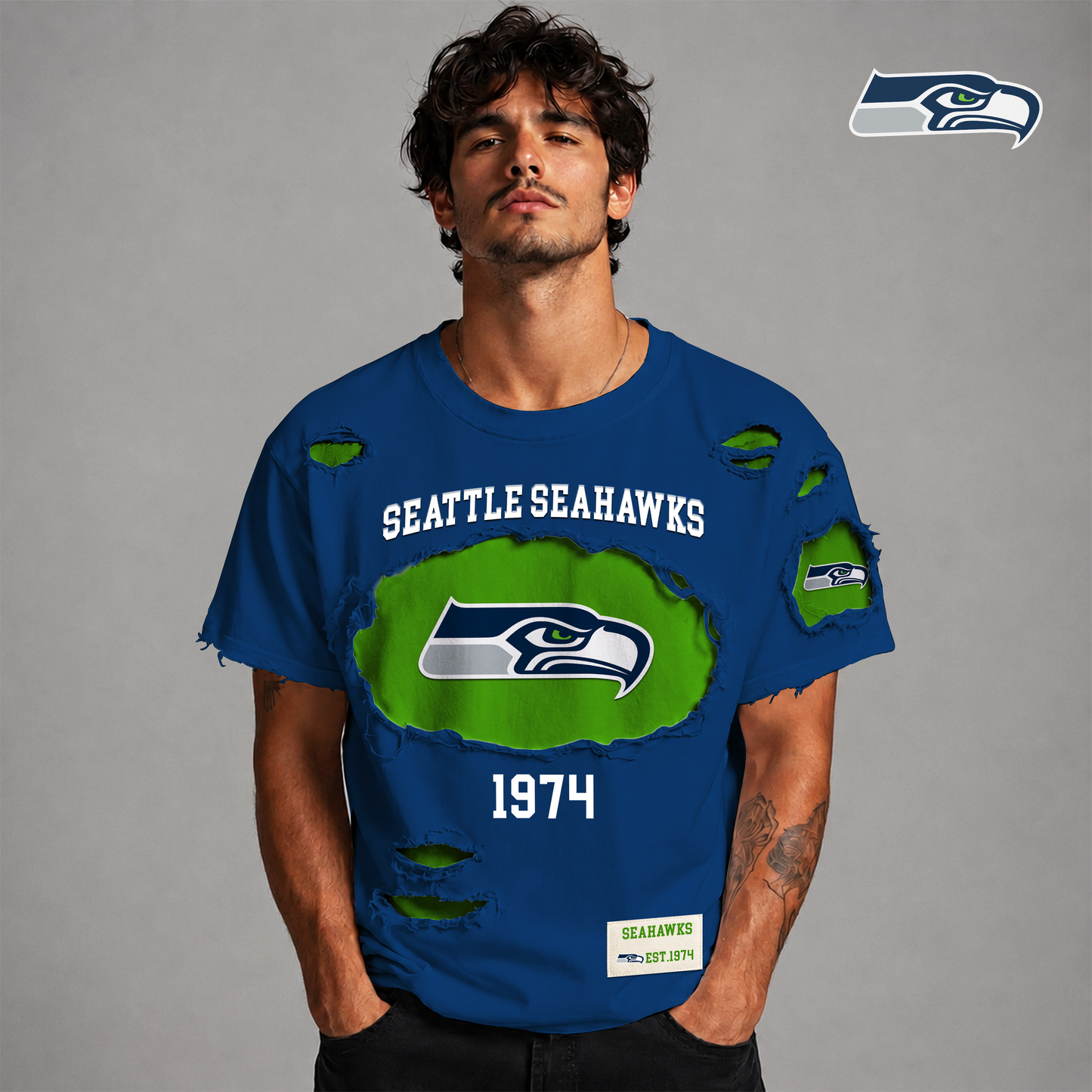 SS x NFL LUXURY CREW-Neck T-Shirt FOR SUMMER HOLIDAY  180626