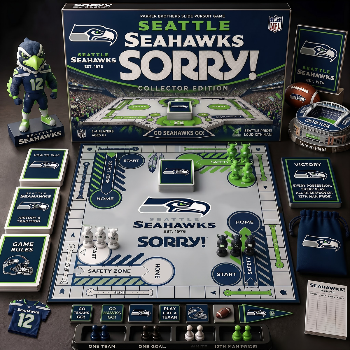 SS_Premium NFL Football Fan Sorry! Collector Board Game