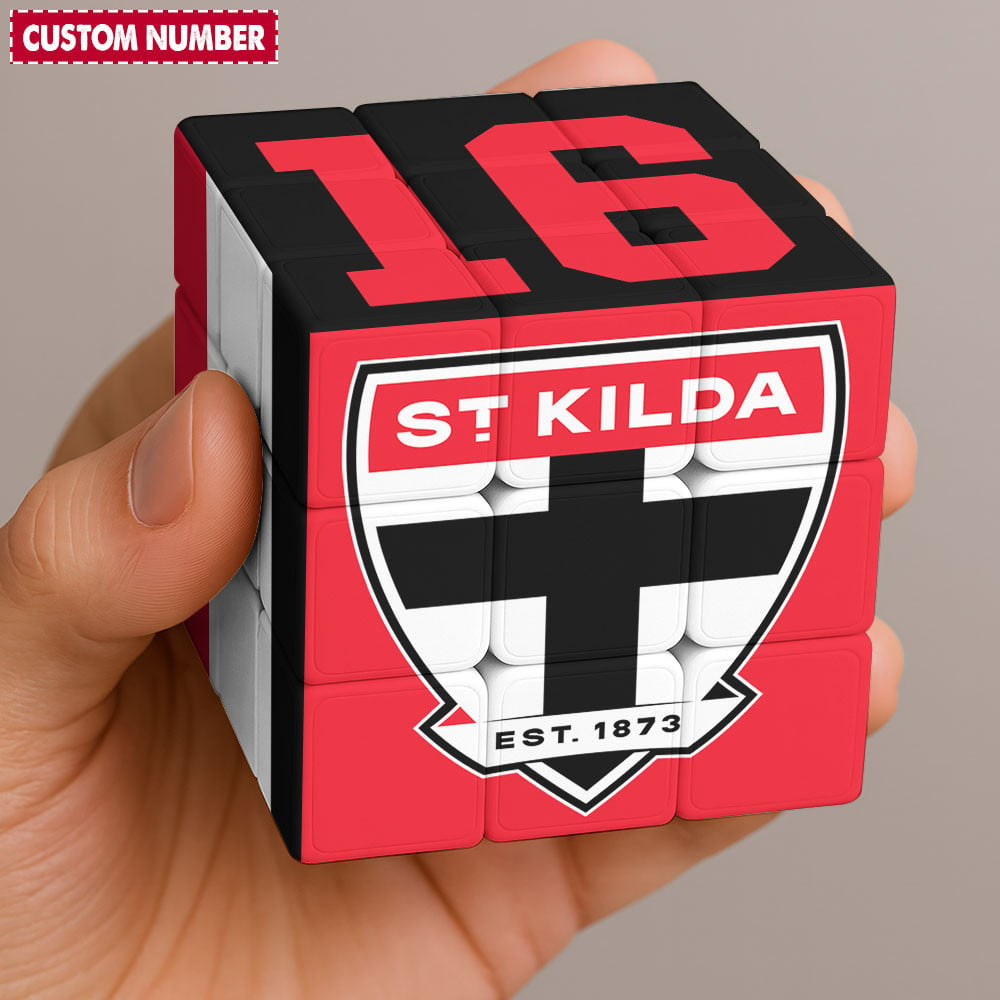 STK x AFL Personalized Rubik Cube Gifts For Fan DDT CTND