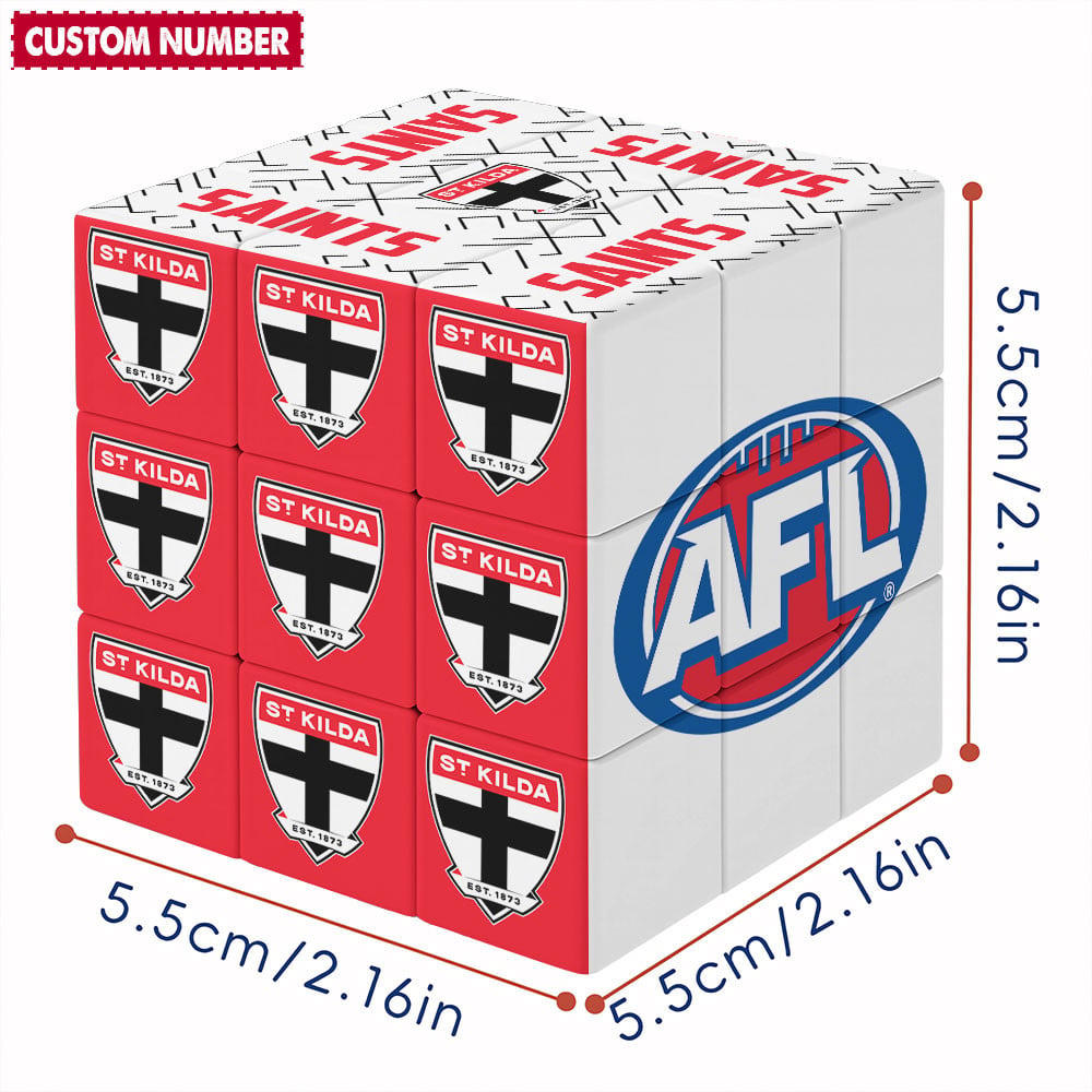 STK x AFL Personalized Rubik Cube Gifts For Fan DDT CTND