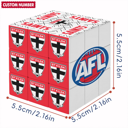 STK x AFL Personalized Rubik Cube Gifts For Fan DDT CTND