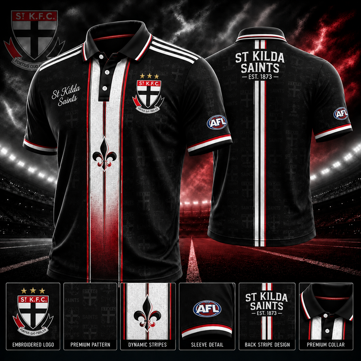 STK x AFL Polo Shirt Limited Edition
