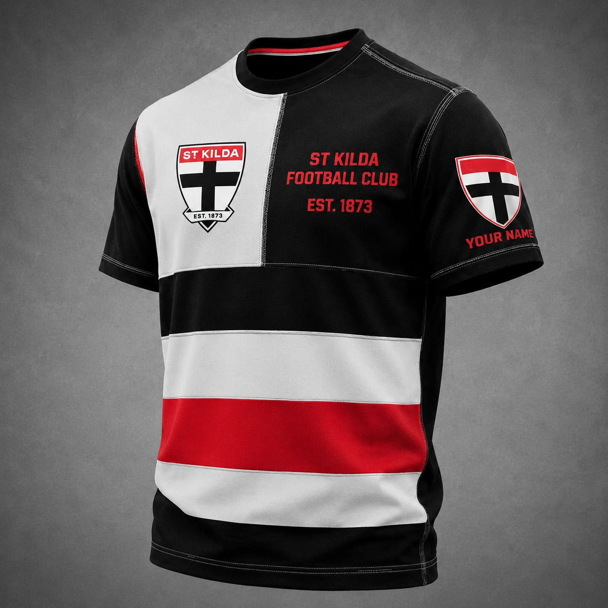 STK x AFL Premium Vintage All Over Print T-Shirt 3D Personalized Gift For True Fan
