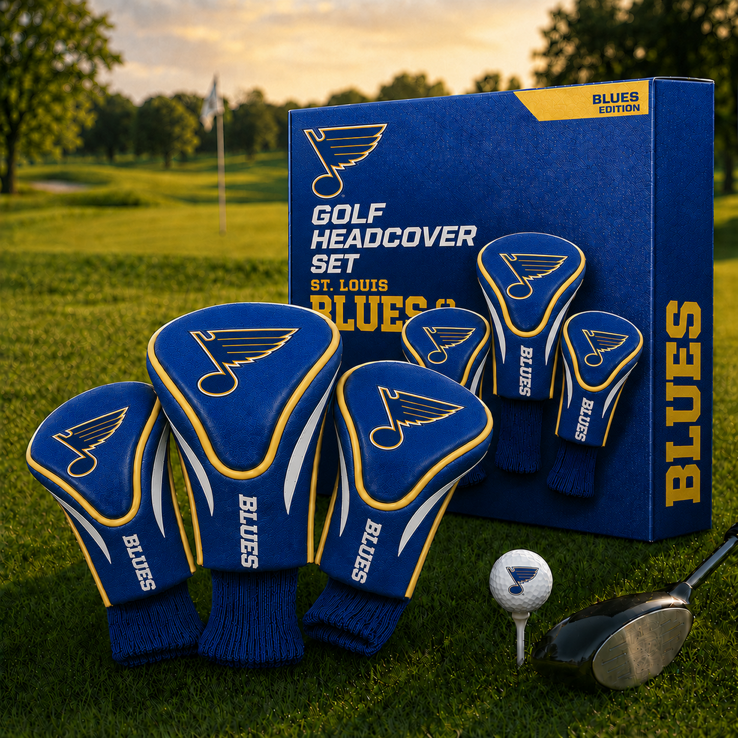 STL Team Golf NHL 3-Pack Contour Sock Headcovers