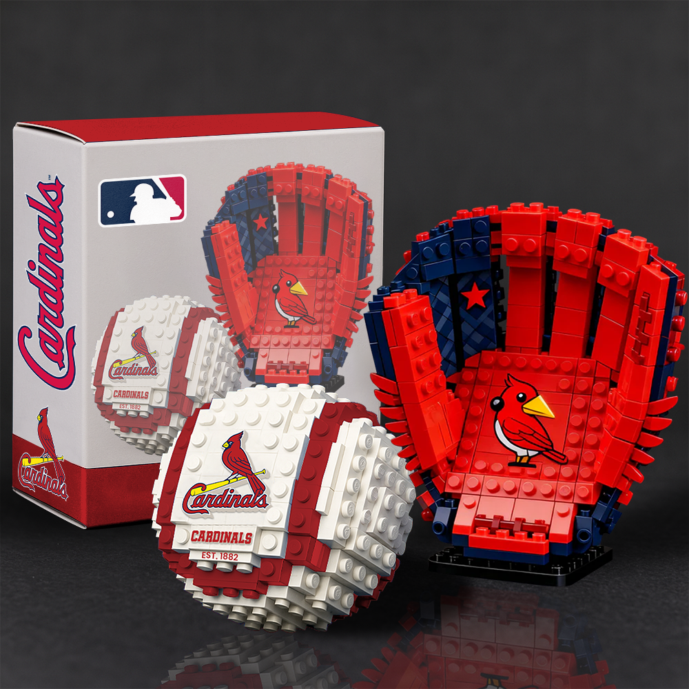 MLB Teams Baseball Glove & Ball Building Block Set DDT NTL