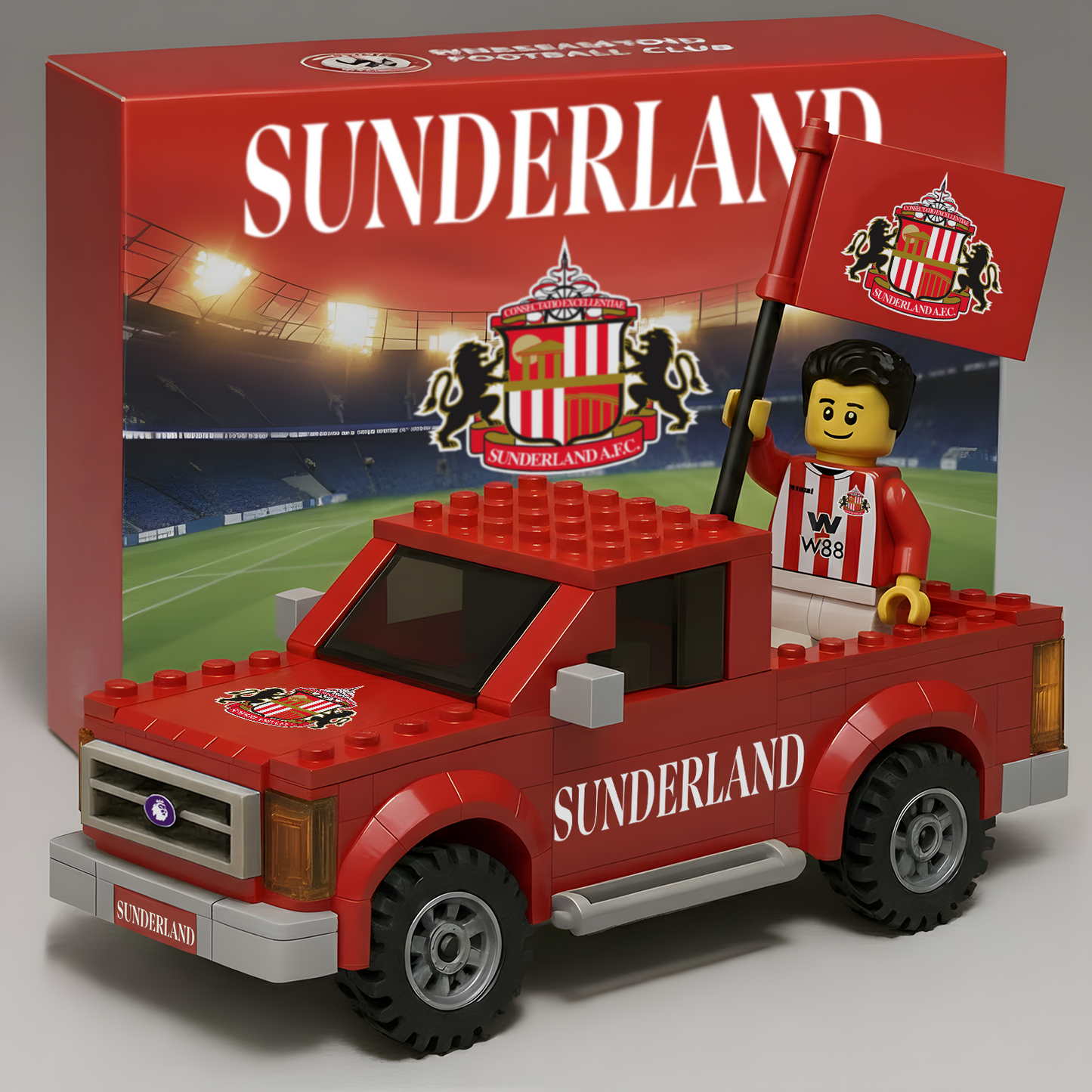 SUN x EPL Building Blocks Truck Toy Set DatND DVT