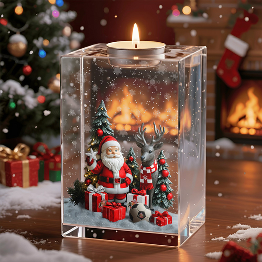 SUN x EPL Personalized Christmas Crystal Candle Holder DatND DVT