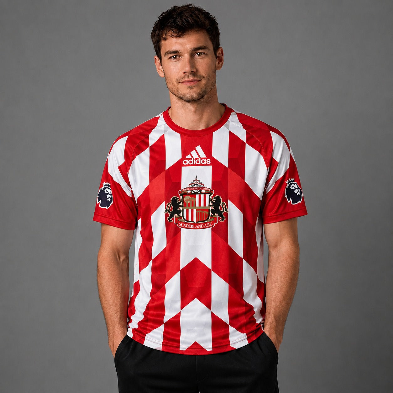SUN x Premium EPL Geometric Fan Performance T-Shirt