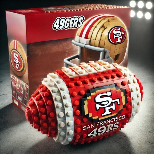 NFL Team Building Block Football Set DDT CTND