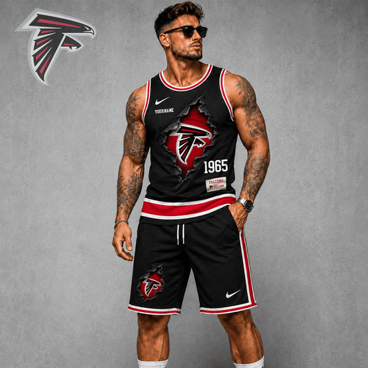Signature Luxury NFL X ATL Game Day Football Fan Tank Top Bespoke Sovereign Shirt 110626