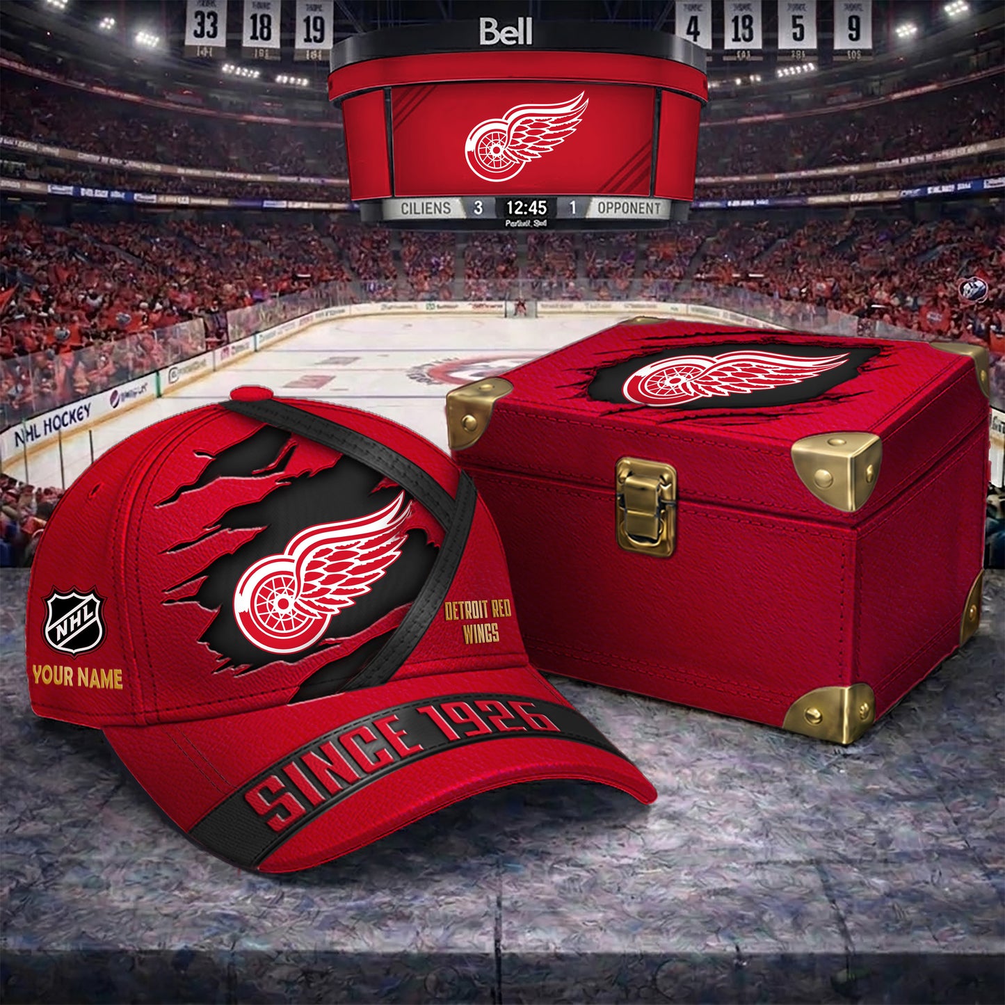Signature Series NHL x DRW BESPOKE CRACK CUSTOM NAME HAT V2 PLUS NDT NTN 250426