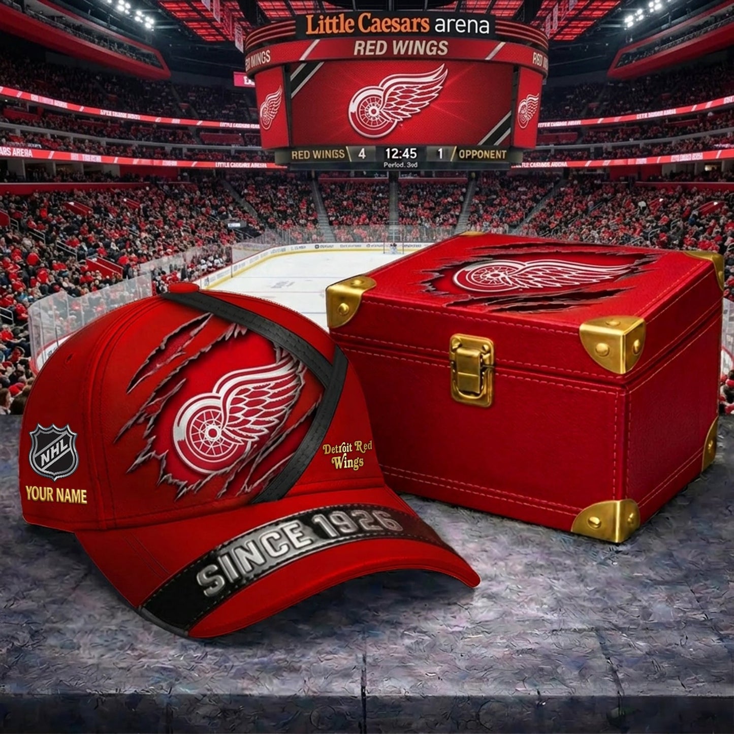 Signature Series NHL x DRW BESPOKE CRACK CUSTOM NAME HAT V3 NDT NHM 270426