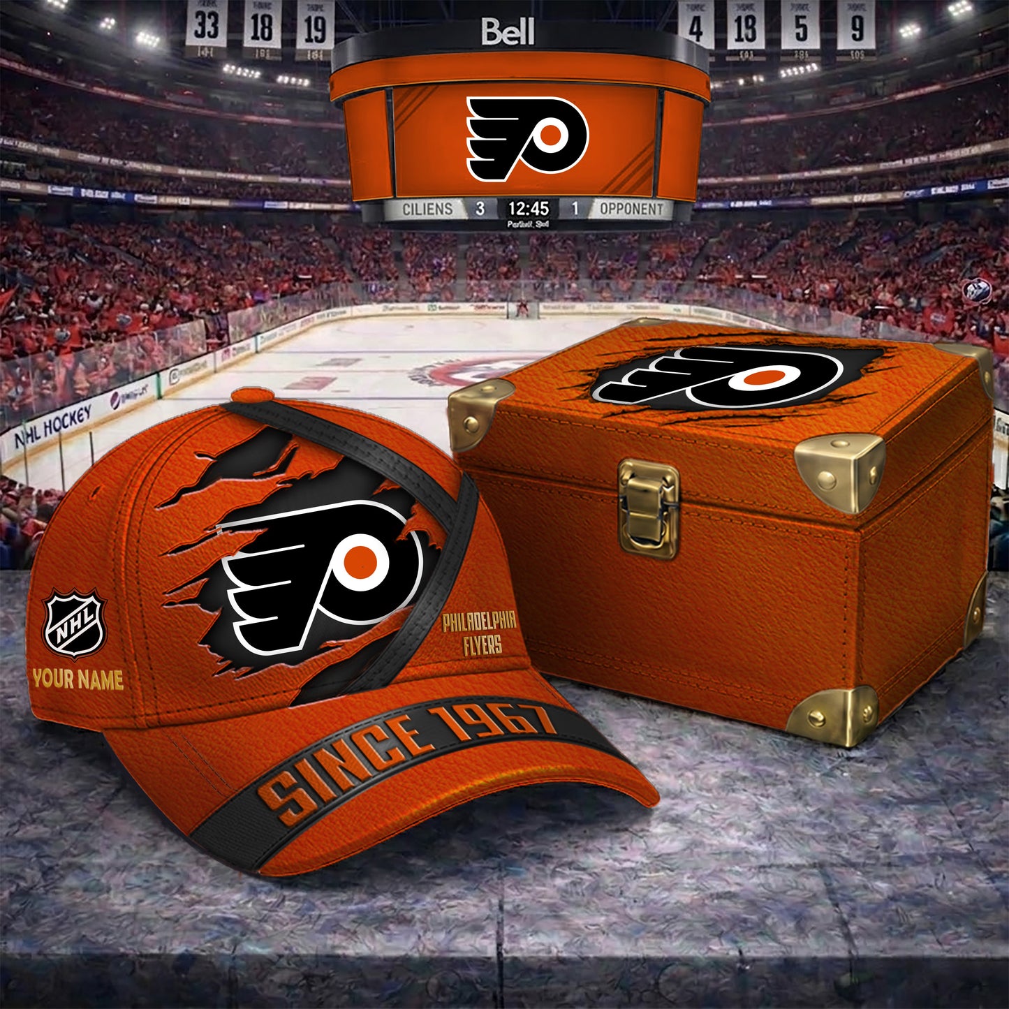 Signature Series NHL x PF  BESPOKE CRACK CUSTOM NAME HAT V2 PLUS NDT NTN 250426