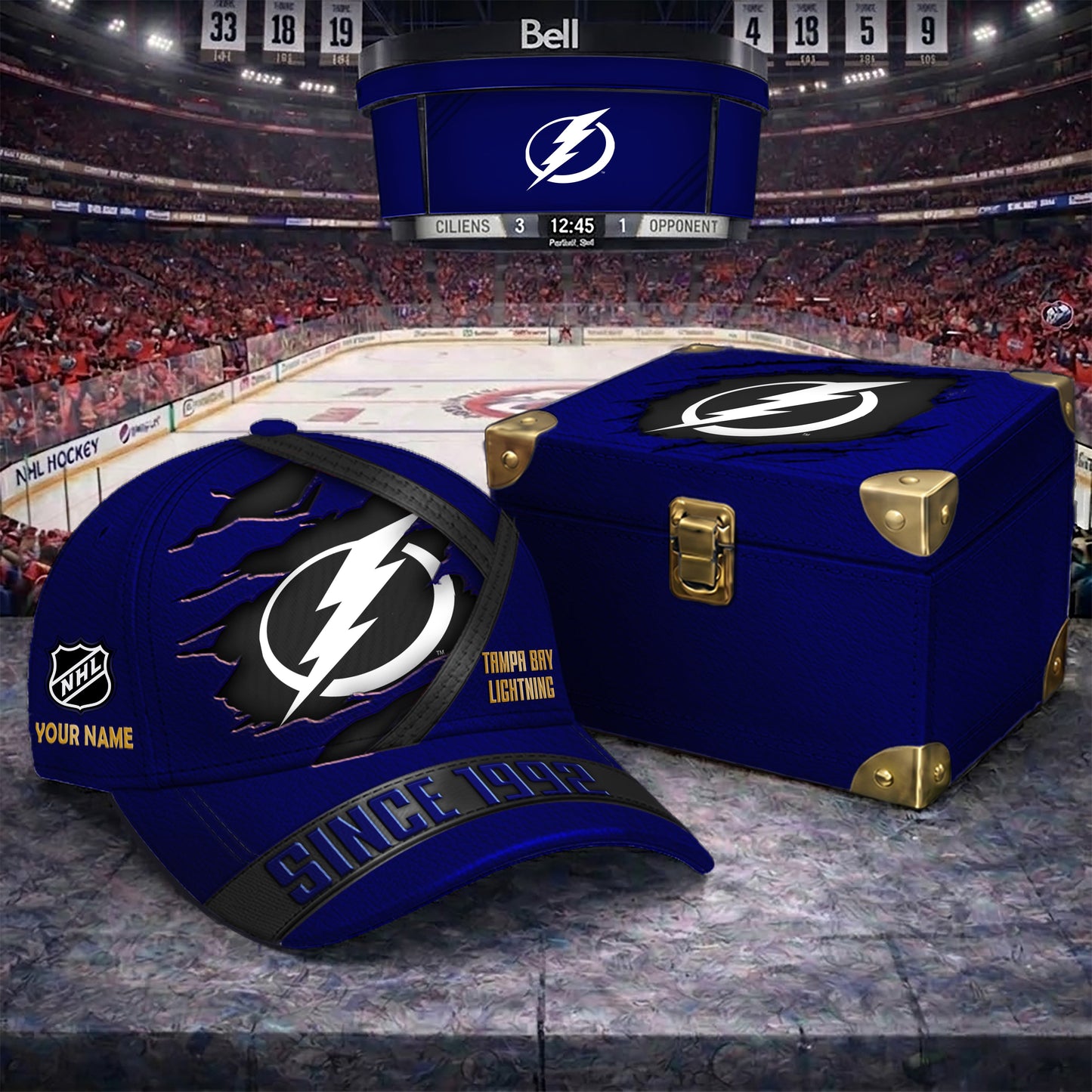Signature Series NHL x TBL  BESPOKE CRACK CUSTOM NAME HAT V2 PLUS NDT NTN 250426