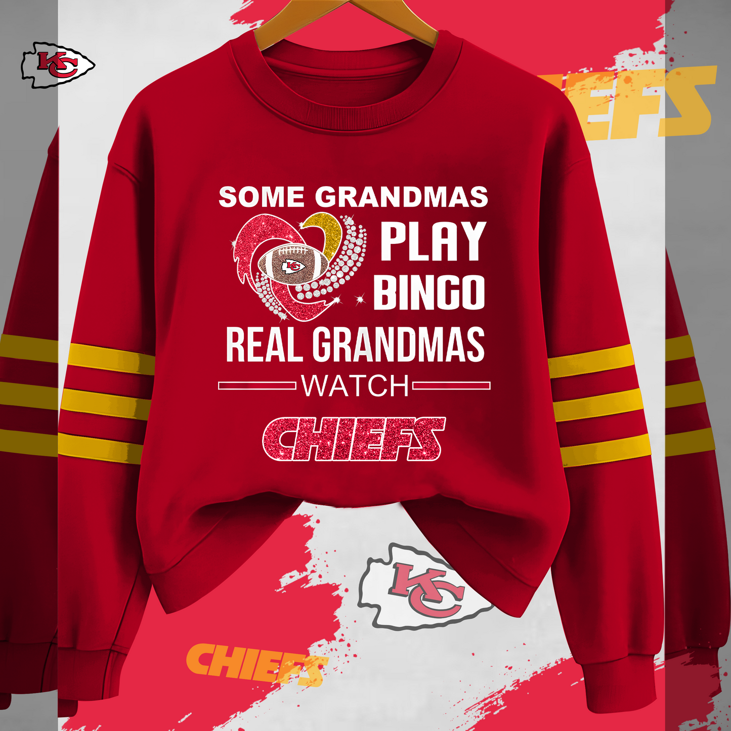 Some Grandmas Play Bingo Real Grandmas Watch KCC Sweatshirt DDT  HLPHUONG