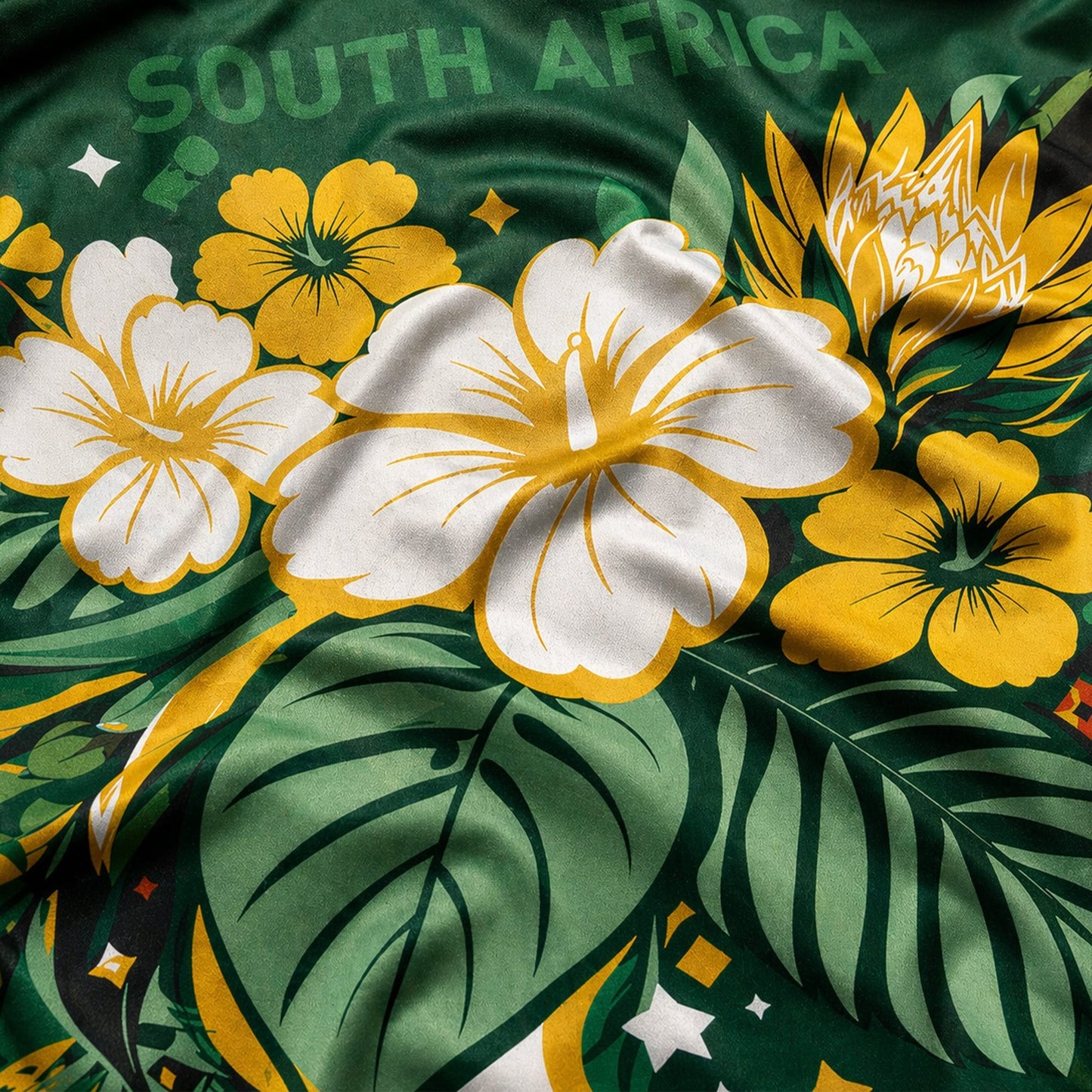 Senegal World Cup 2026 Floral Hawaiian Shirt PVT02 DATND LBN 90526