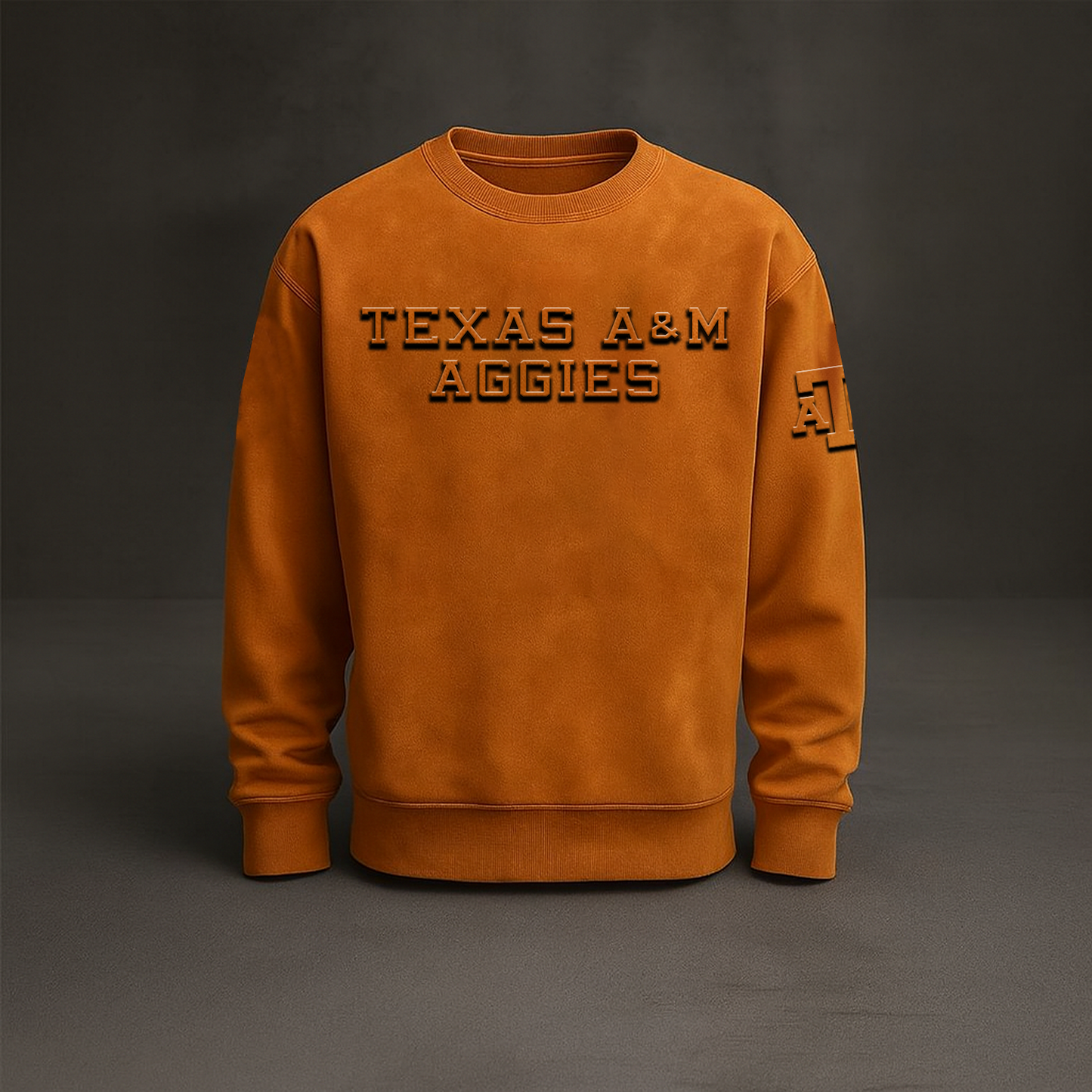 TAMU x NCAA Embossed Sweat Shirt DATND TANTD