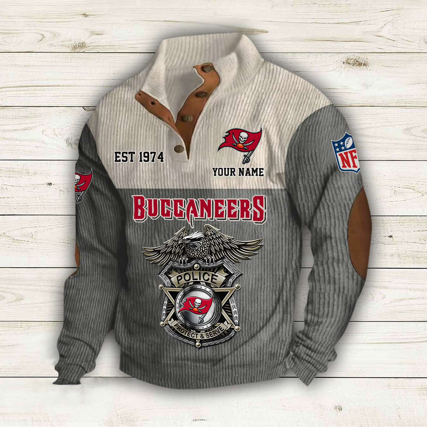 TB x NFL Custom Name Sport Sweatshirt DatND DVT