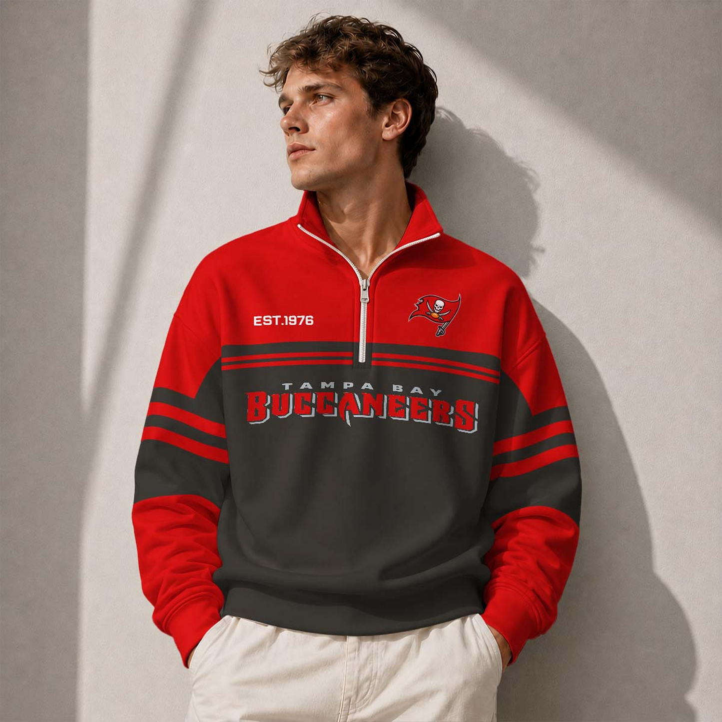 TB x NFL Half-Zip Sweatshirt