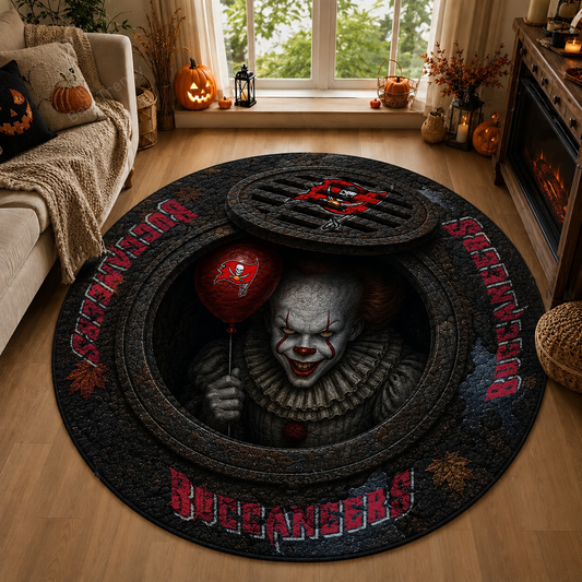 TB x NFL Halloween IT Rug