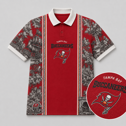 SF x NFL Heritage Cityscape Polo Shirt for Loyal Fans