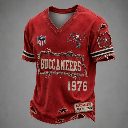 TB x NFL LUXURY V-Neck T-Shirt 3005 DatND DVT