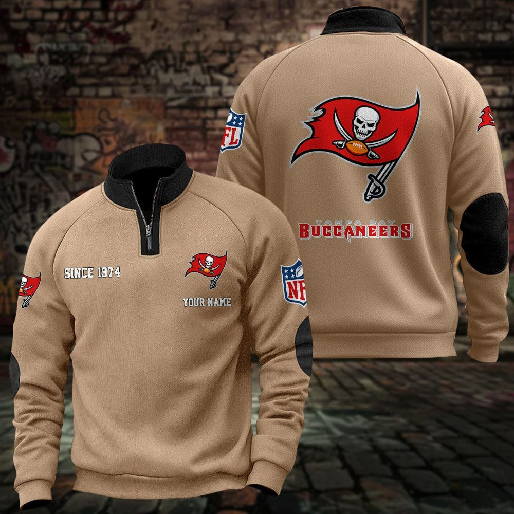TB x NFL Sweatshirts Quarter Collared Sweatshirt Pullover DatND DVT