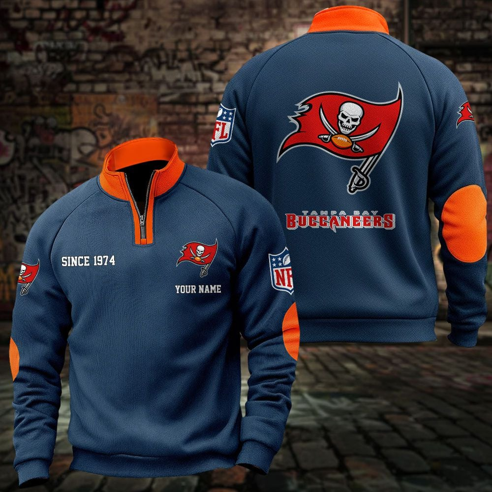 TB x NFL Sweatshirts Quarter Collared Sweatshirt Pullover DatND DVT