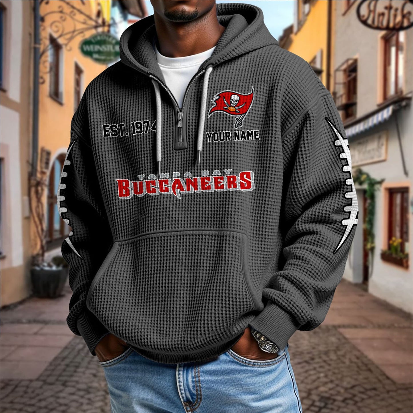 TB x NFL Waffle Hoodie DatND DVT