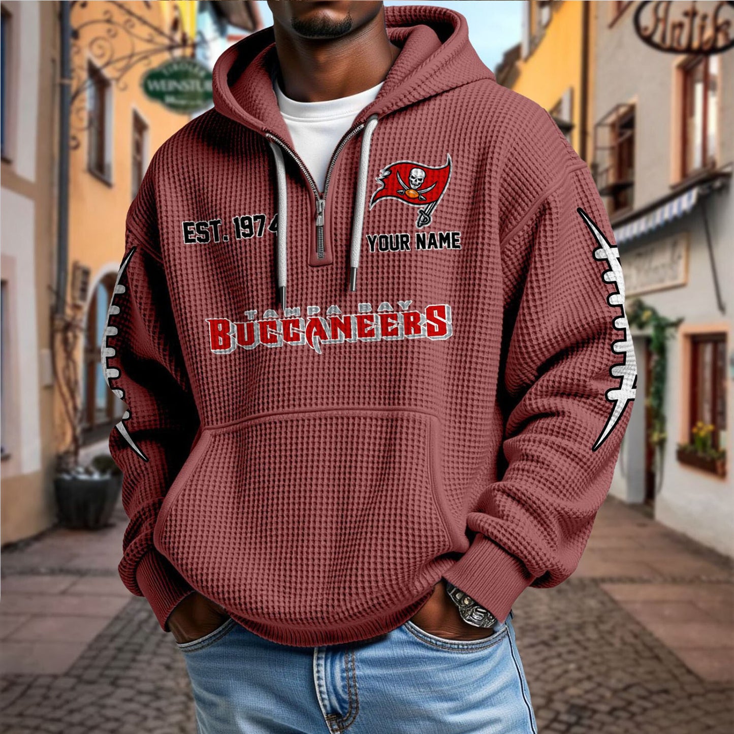 TB x NFL Waffle Hoodie DatND DVT