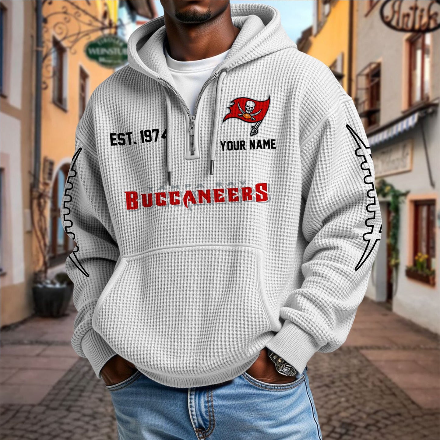 TB x NFL Waffle Hoodie DatND DVT