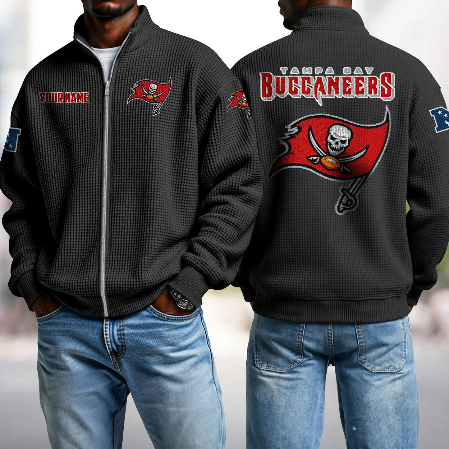 TB x NFL Waffle Zip-Up Sweatshirt DatND DVT