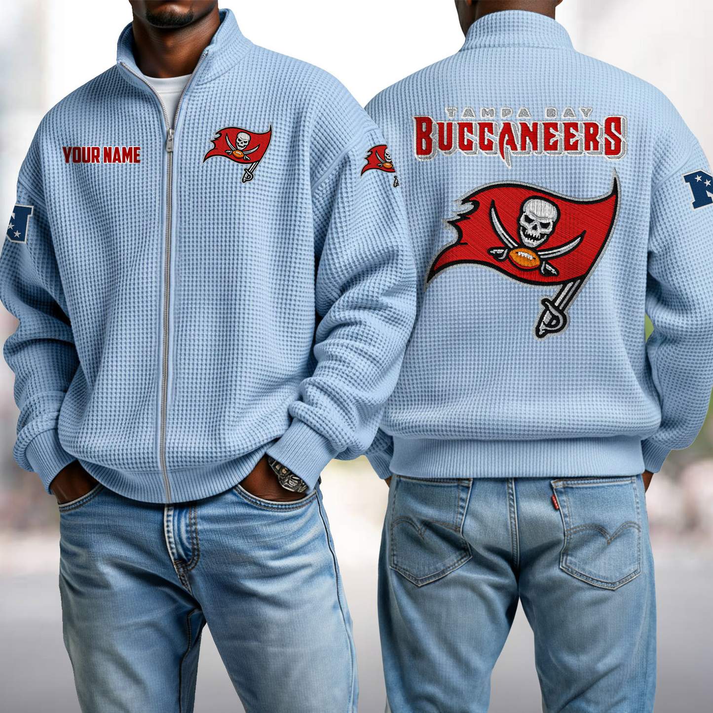 TB x NFL Waffle Zip-Up Sweatshirt DatND DVT