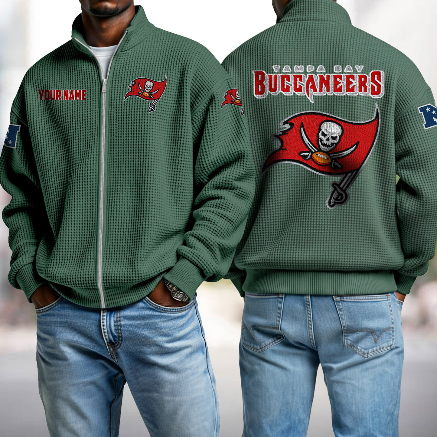TB x NFL Waffle Zip-Up Sweatshirt DatND DVT