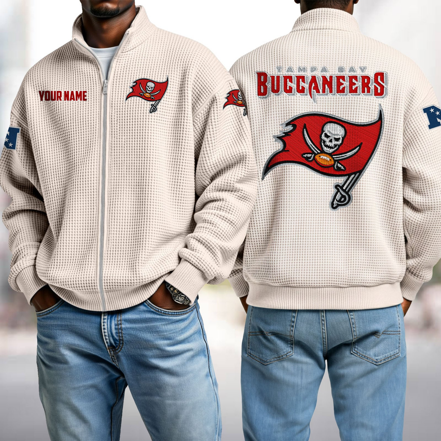 TB x NFL Waffle Zip-Up Sweatshirt DatND DVT